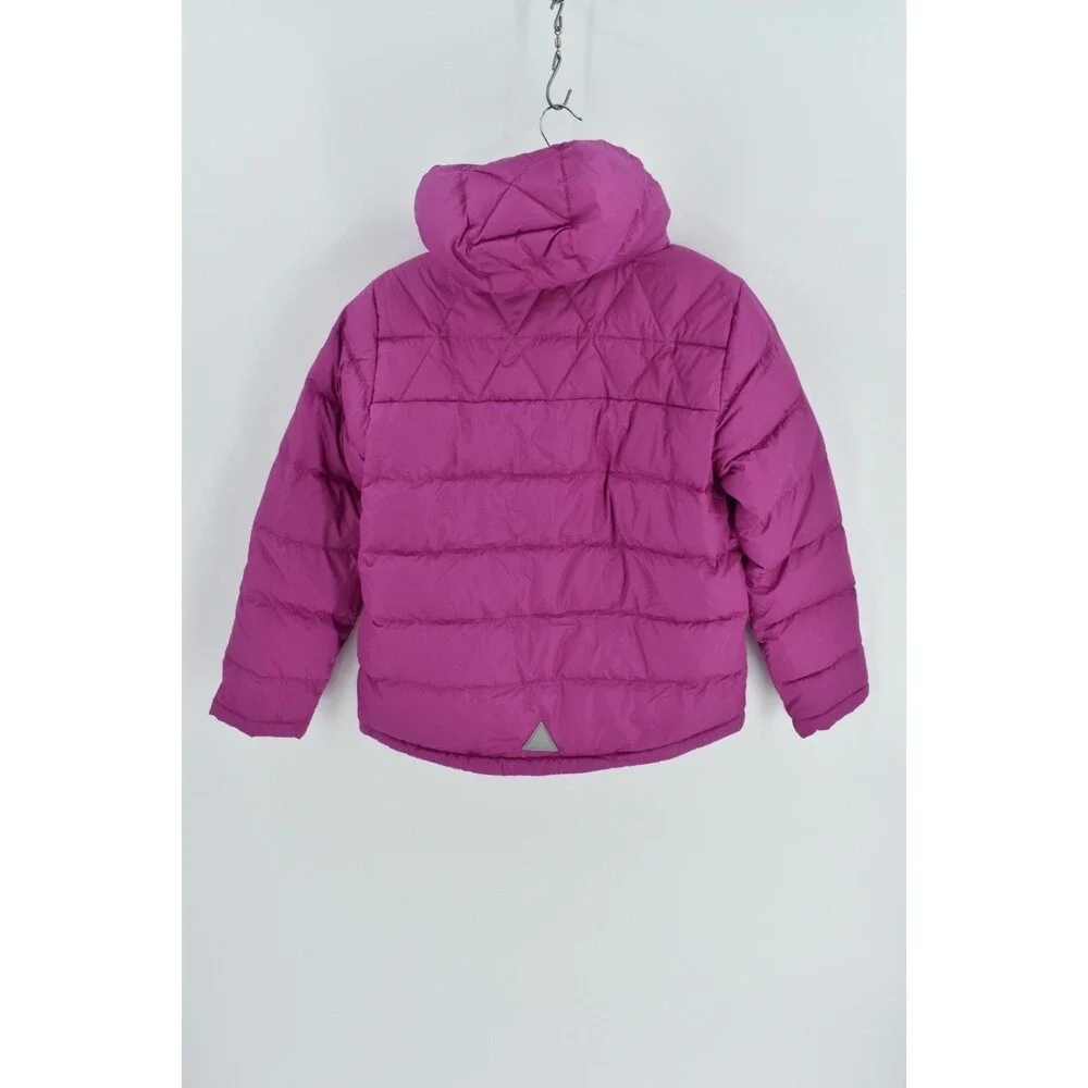 LL Bean Youth XL 18 Wild Aster Pink Sherpa Lined Removable Hood Jacket NWT